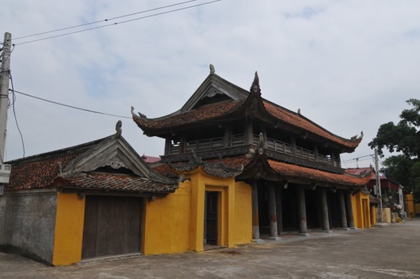 Tam quan chùa Keo. Làng Hành Thiện, Nam Định.